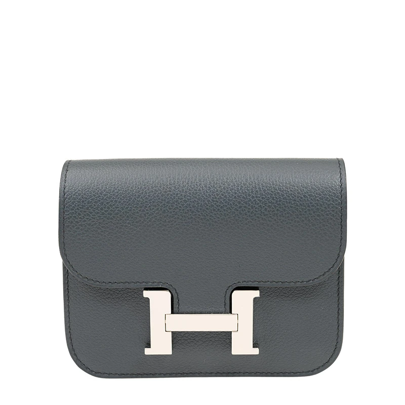 商品[国内直发] Hermes|HERMÈS 灰色女士零钱包 CONSSLIMASECSS,价格¥41903,第1张图片