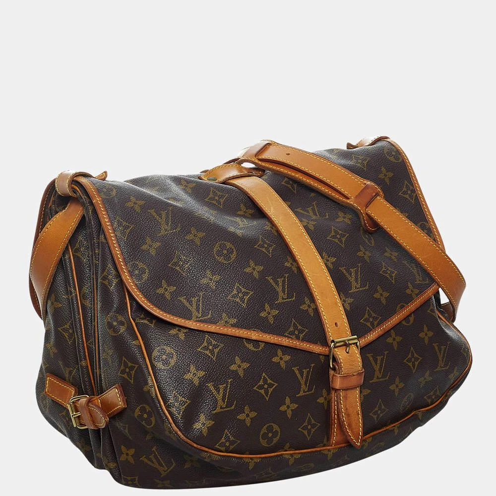 商品[二手商品] Louis Vuitton|Louis Vuitton Brown Monogram Saumur 35,价格¥6620,第2张图片详细描述