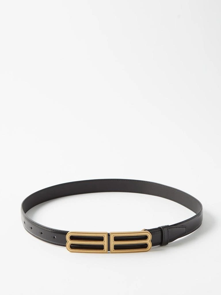 商品Balenciaga|Stretch BB leather belt,价格¥3228,第4张图片详细描述