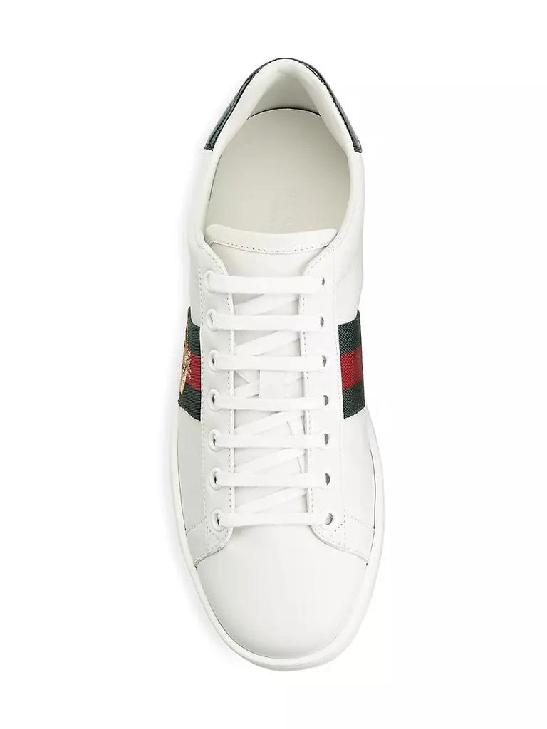 商品Gucci|New Ace Bee Embroidered Sneakers,价格¥5812,第5张图片详细描述