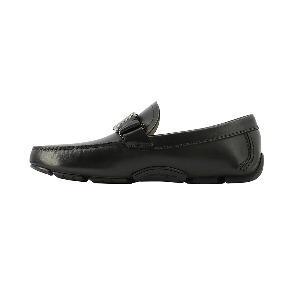 SALVATORE FERRAGAMO 男士黑色牛津鞋 02-0144-741584 商品