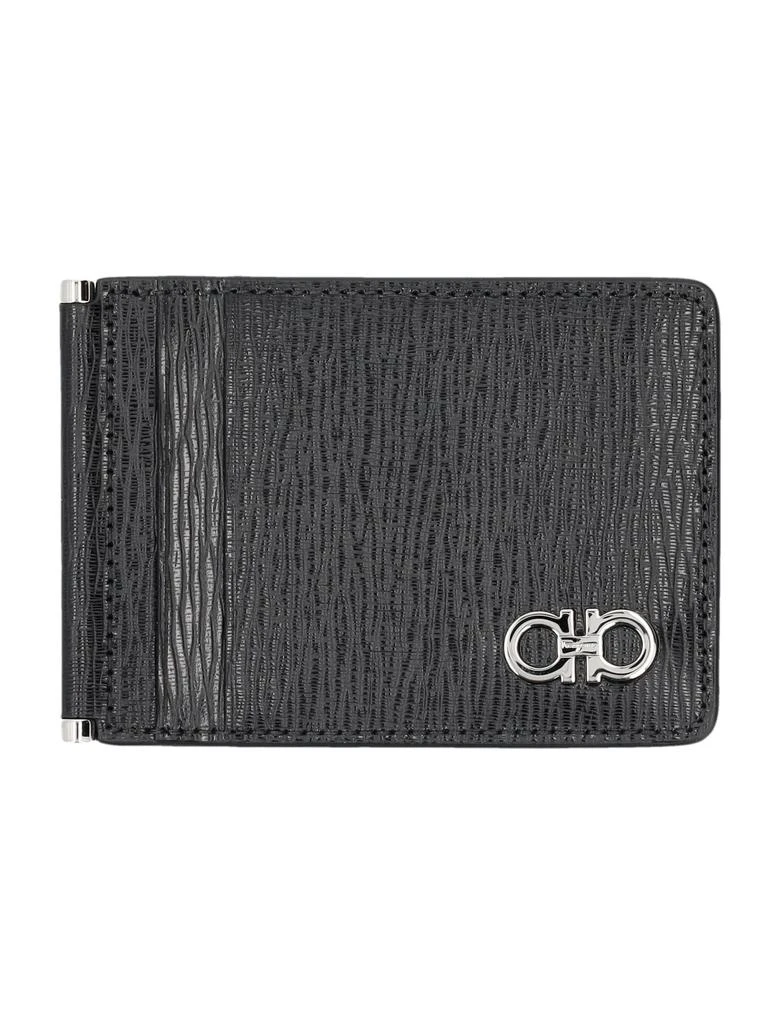商品Salvatore Ferragamo|Revival Gancio Bicolor Cardholder,价格¥2014,第1张图片