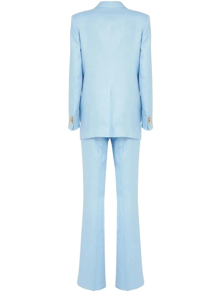 商品TAGLIATORE|Tagliatore Light Blue Double-breasted Tailored Suit Set,价格¥6981,第2张图片详细描述