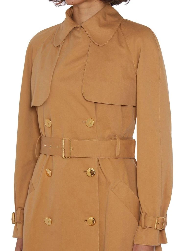 商品ELISABETTA FRANCHI|Belted Long Trench,价格¥4020,第4张图片详细描述
