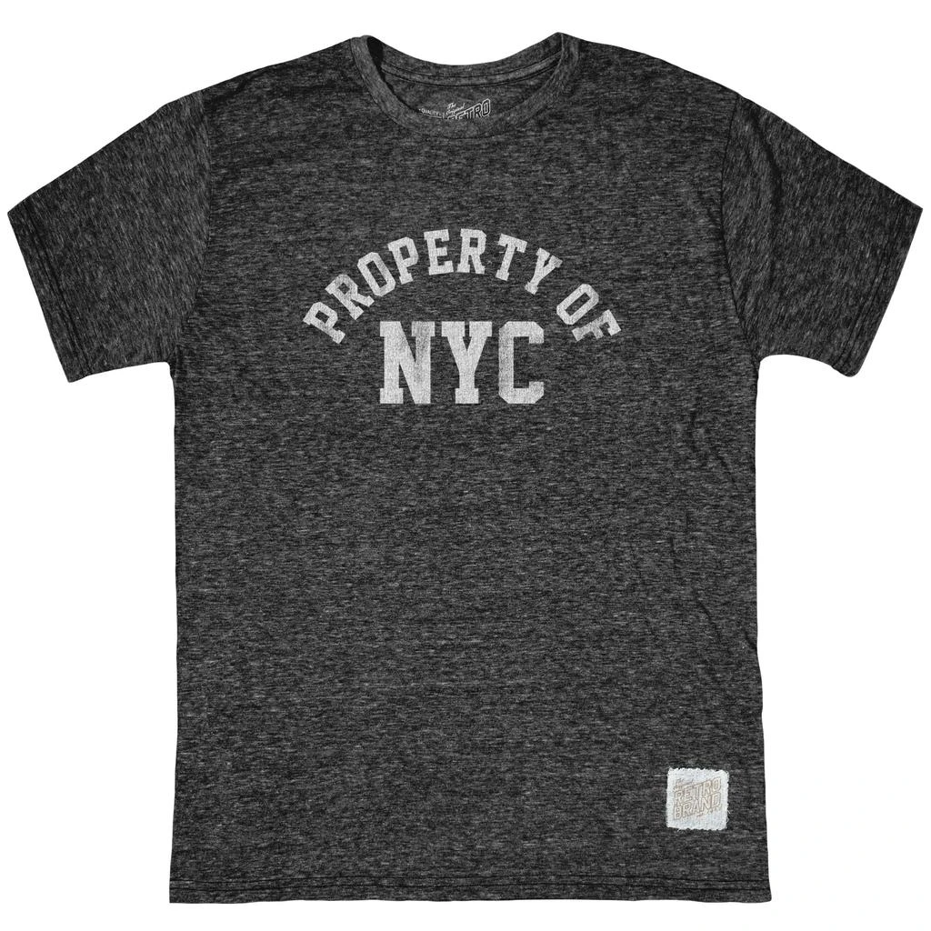 商品The Original Retro Brand|Tri-Blend Property Of New York City Crew Neck Tee (Big Kids),价格¥184,第1张图片