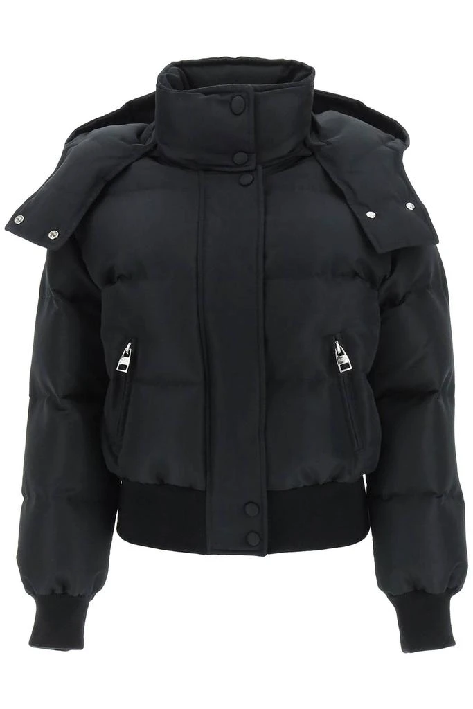 商品Alexander McQueen|Alexander Mcqueen Graffiti Logo Short Down Jacket,价格¥8061,第1张图片