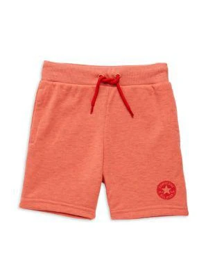 商品Converse|Little Boy's Heathered Logo Shorts,价格¥79,第1张图片
