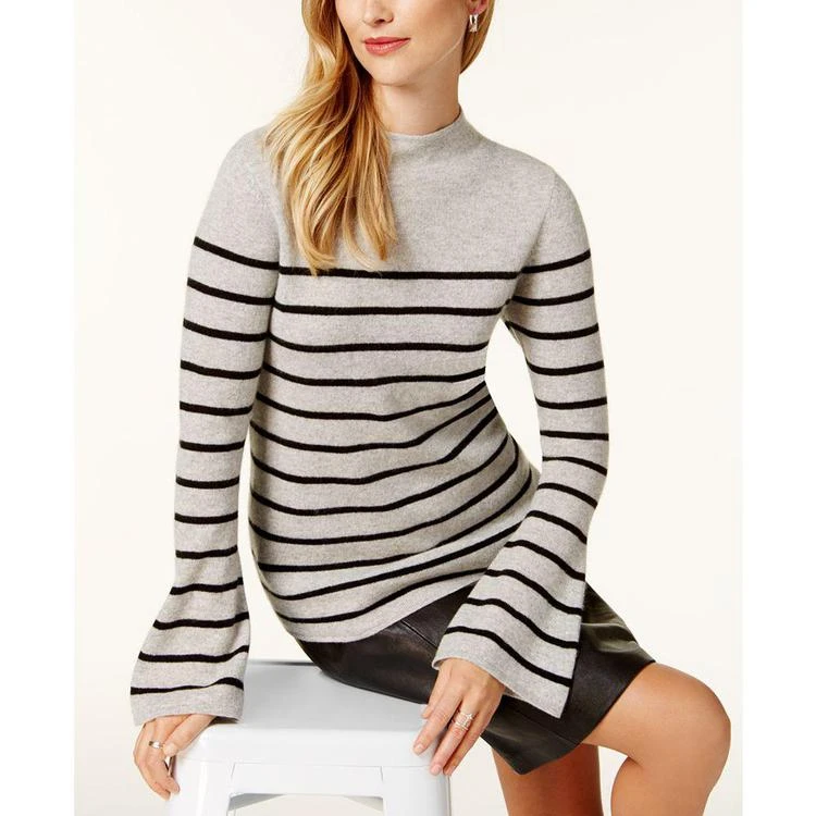 商品Charter Club|Cashmere Bell-Sleeve Sweater, Created for Macy's,价格¥442,第2张图片详细描述