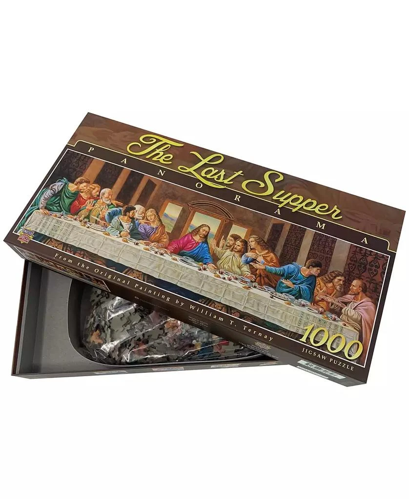 商品MasterPieces Puzzles|The Last Supper Panorama Puzzle Set, 1000 Piece,价格¥150,第4张图片详细描述