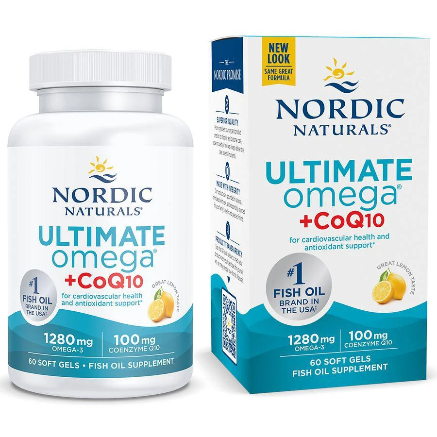 商品Nordic Naturals|Ultimate Omega + CoQ10 Soft Gels Lemon,价格¥349,第3张图片详细描述