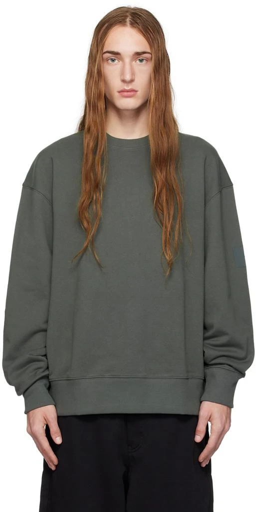 商品Y-3|Gray Crewneck Sweatshirt,价格¥1091,第1张图片