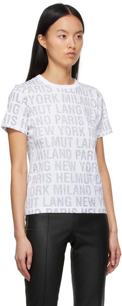 商品Helmut Lang|Black & White Allover Print T-Shirt,价格¥1026,第4张图片详细描述