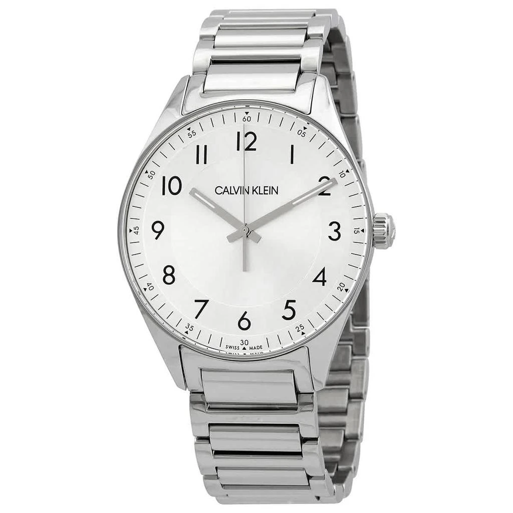 商品Calvin Klein|Calvin Klein Bright Quartz Silver Dial Mens Watch KBH21146,价格¥261,第1张图片