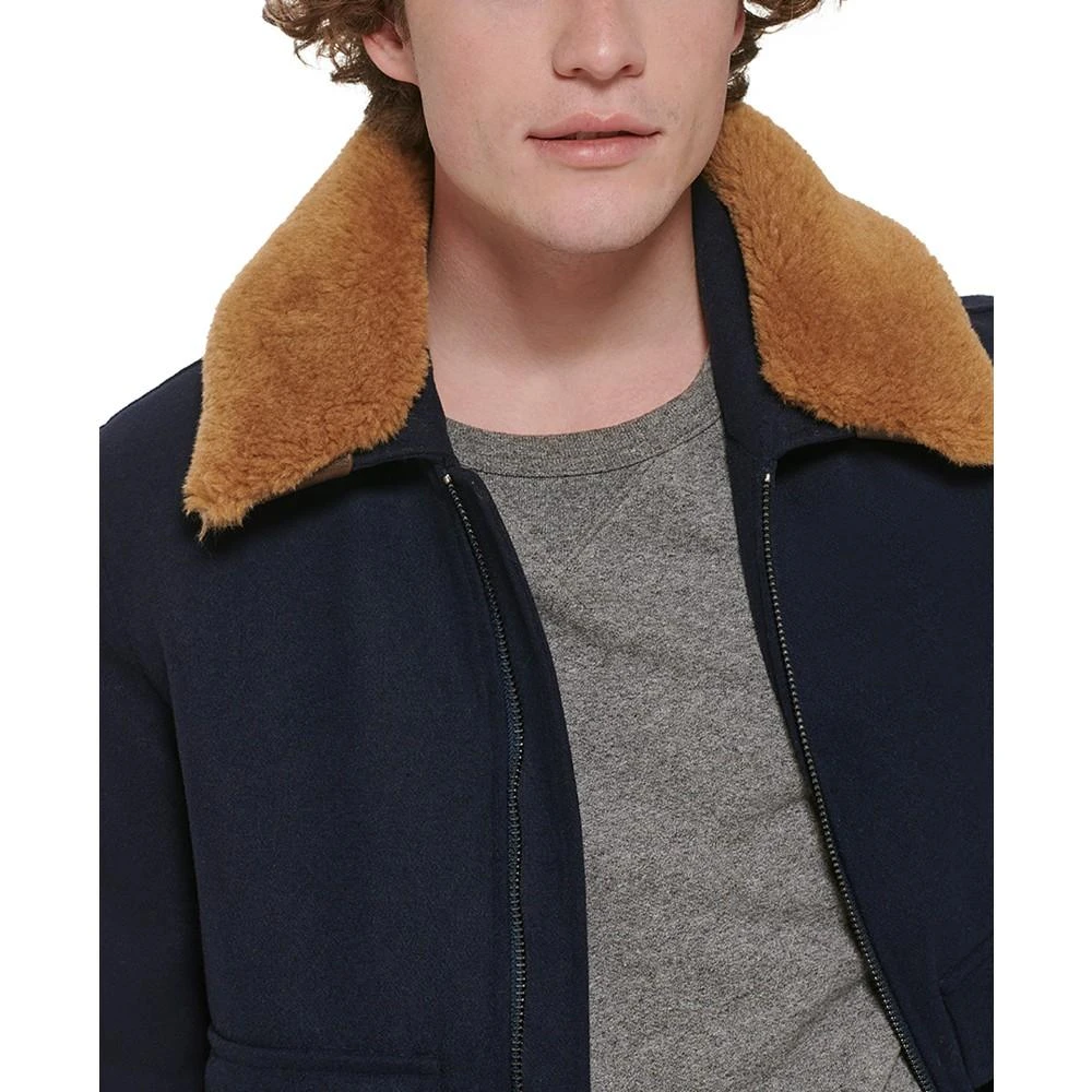 商品Tommy Hilfiger|Men's Faux-Fur-Collar Bomber Jacket,价格¥1213,第4张图片详细描述