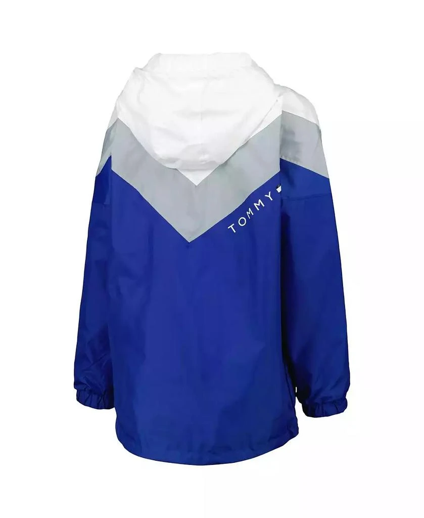 商品Tommy Hilfiger|Women's Blue, Silver Tampa Bay Lightning Staci Half-Zip Windbreaker Jacket,价格¥926,第2张图片详细描述
