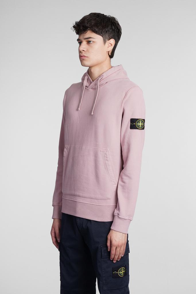 商品Stone Island|Stone Island Sweatshirt In Rose-pink Cotton,价格¥2197,第6张图片详细描述