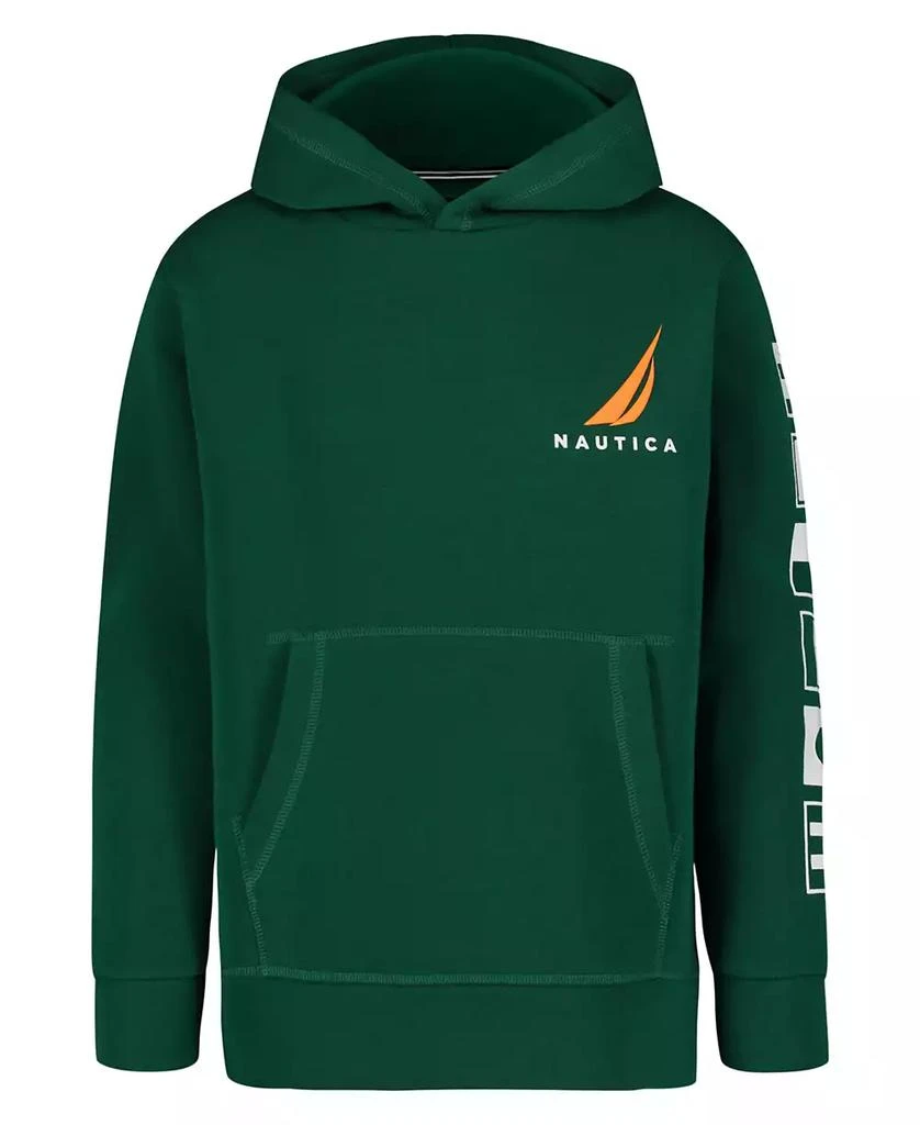 商品Nautica|Toddler and Little Boys Flag Pullover Hoodie,价格¥99,第1张图片