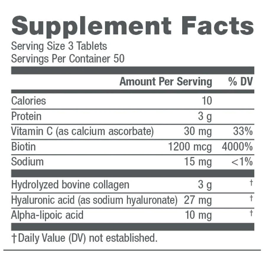 商品NeoCell|Collagen Beauty Builder With Hyaluronic Acid and Biotin,价格¥164,第5张图片详细描述