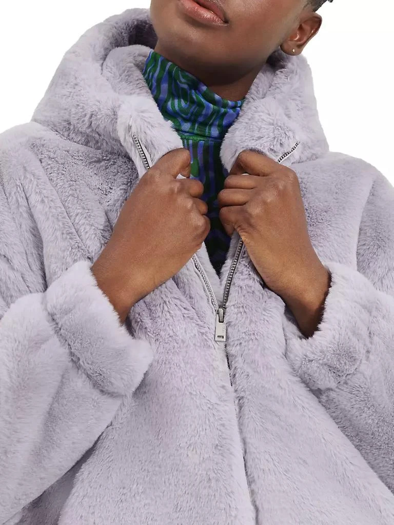 商品UGG|Mandy Faux Fur Zip-Front Hoodie,价格¥1495,第4张图片详细描述