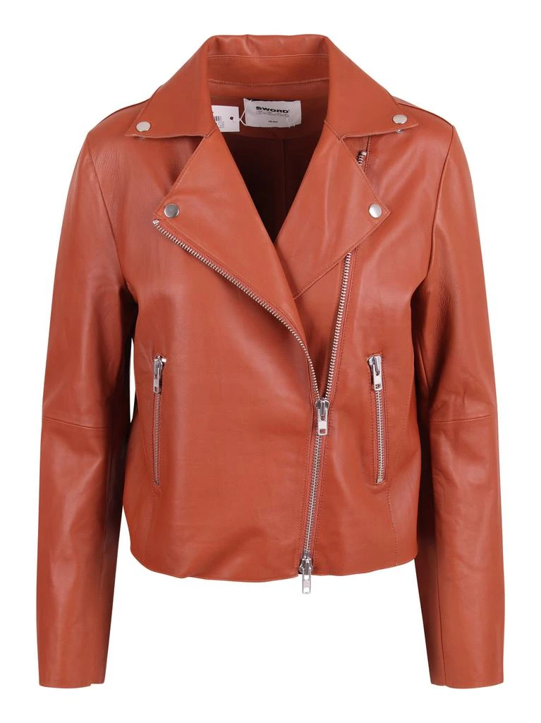 商品S.W.O.R.D 6.6.44|S.W.O.R.D 6.6.44 S.w.o.r.d. 6644 6238 Biker Leather Jacket,价格¥3600,第1张图片