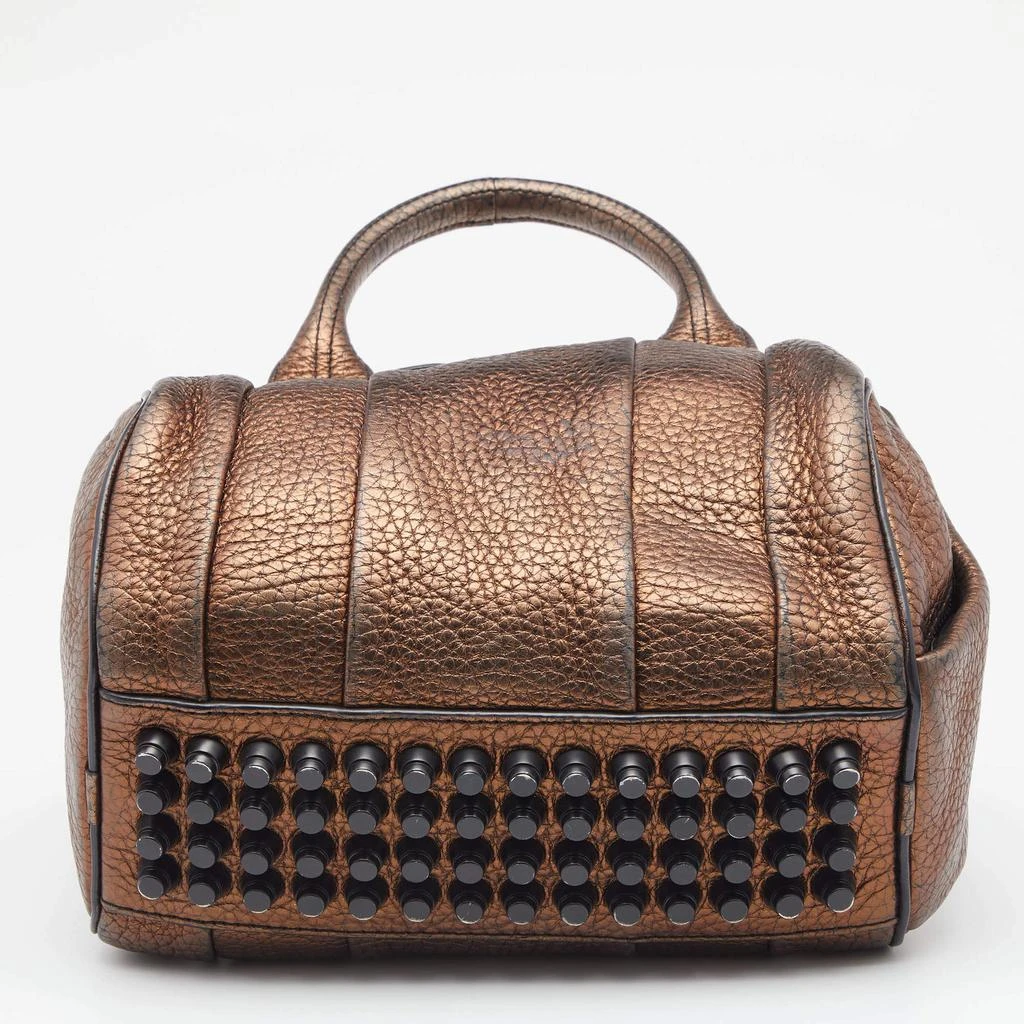 Alexander Wang Metallic Bronze Pebbled Leather Rocco Duffel Bag 商品