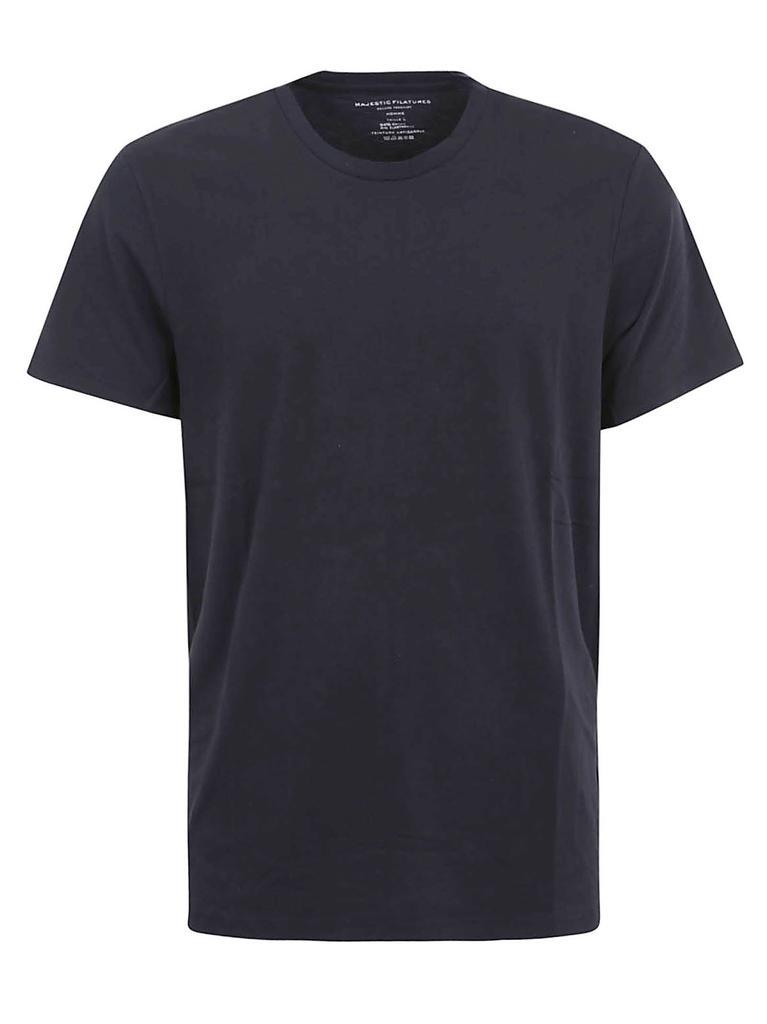 商品MAJESTIC FILATURES|Majestic Filatures Mens Blue Other Materials T-Shirt,价格¥1088,第1张图片