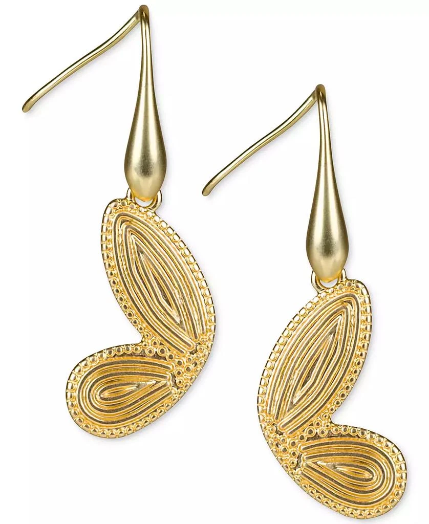 商品Patricia Nash|Gold-Tone Butterfly Wing Drop Earrings,价格¥131,第1张图片