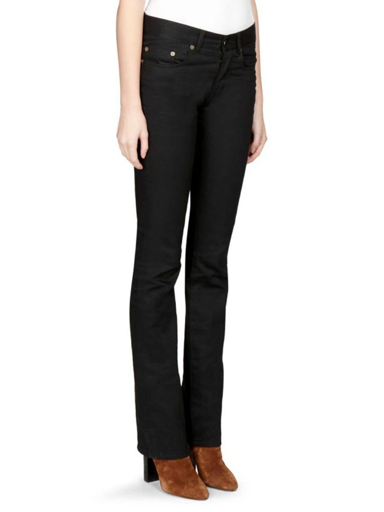 商品Yves Saint Laurent|Saint Laurent - Stretch High-Rise Bootcut Jeans,价格¥1540,第3张图片详细描述