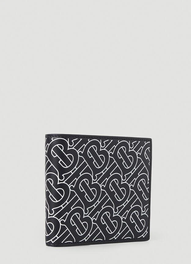 商品Burberry|Monogram Bi-Fold Wallet in Black,价格¥3807,第2张图片详细描述