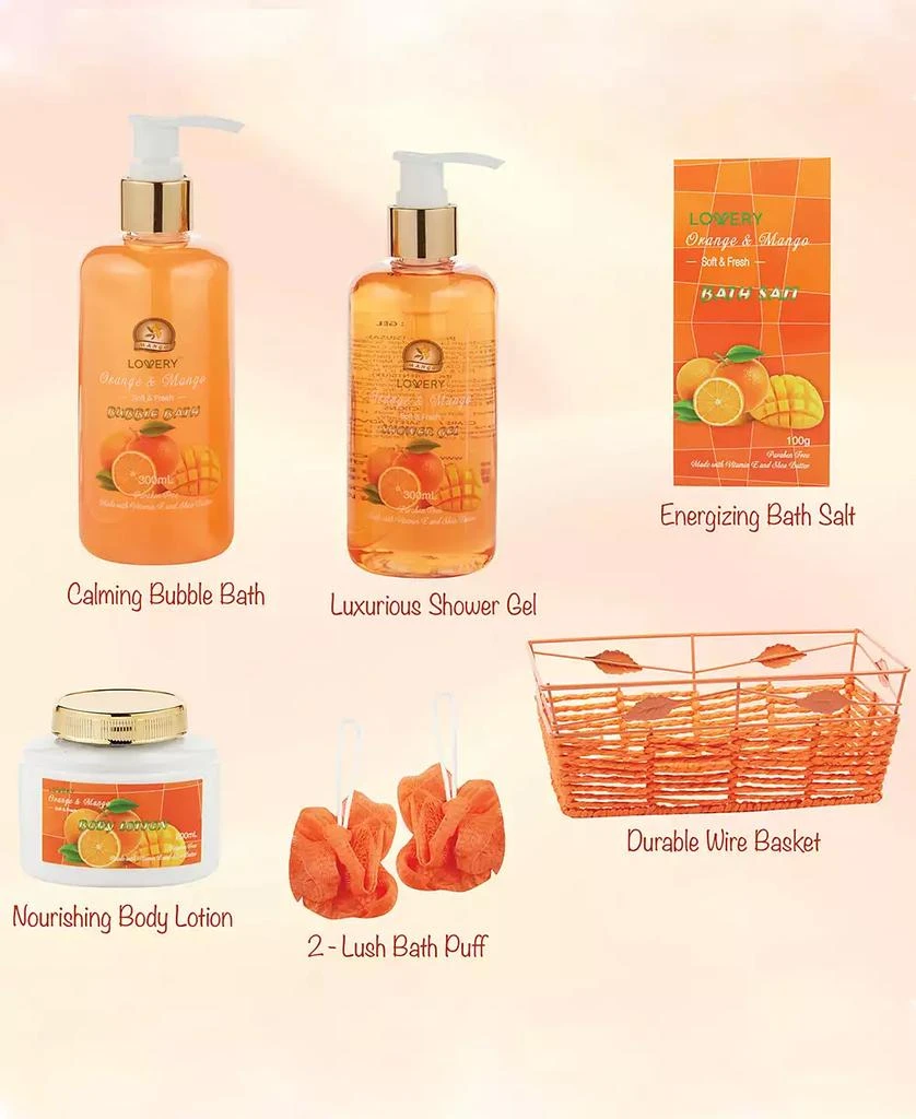 商品Lovery|Orange Mango Body Care Gift Set, 7 piece,价格¥225,第2张图片详细描述