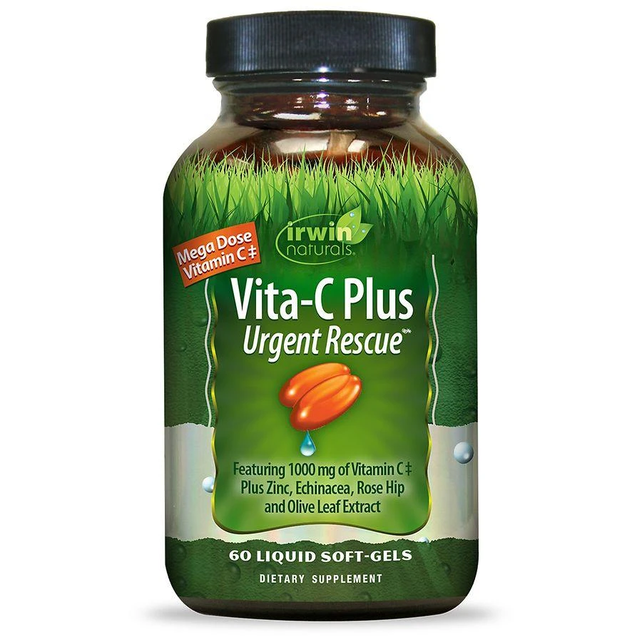 商品Irwin Naturals|Vita-C Plus Urgent Rescue,价格¥119,第1张图片