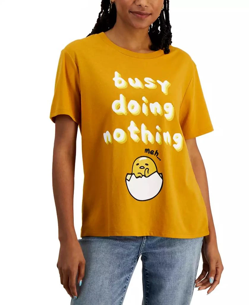 商品Love Tribe|Juniors’ Gudetama Busy Doing Nothing T-Shirt,价格¥75,第1张图片