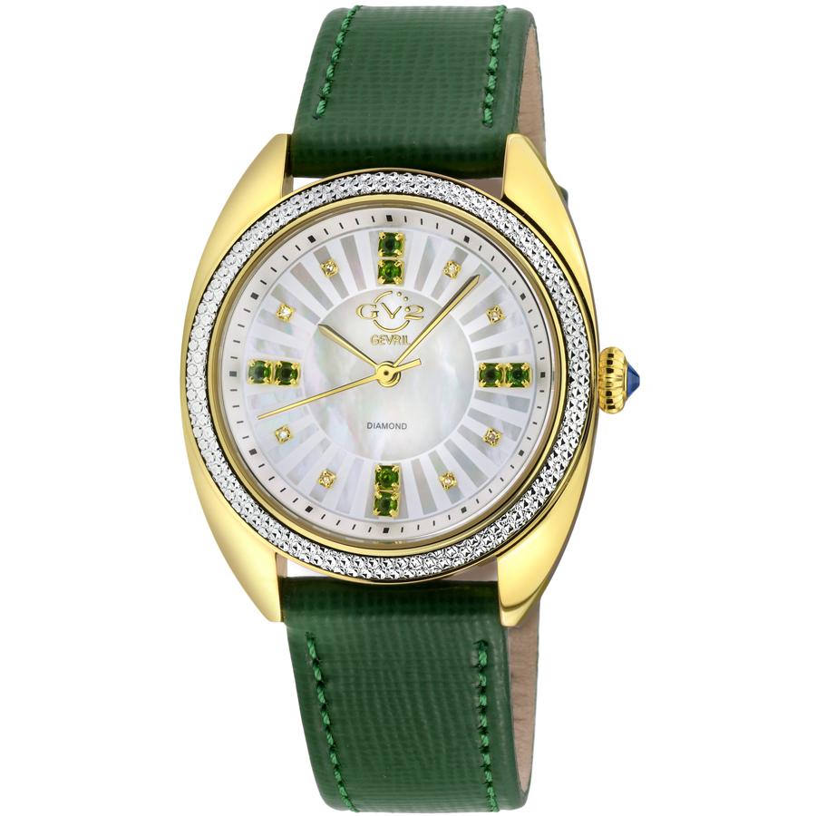 GV2 by Gevril Palermo Diamond Mother of Pearl Dial Ladies Watch 13105商品第1张图片规格展示