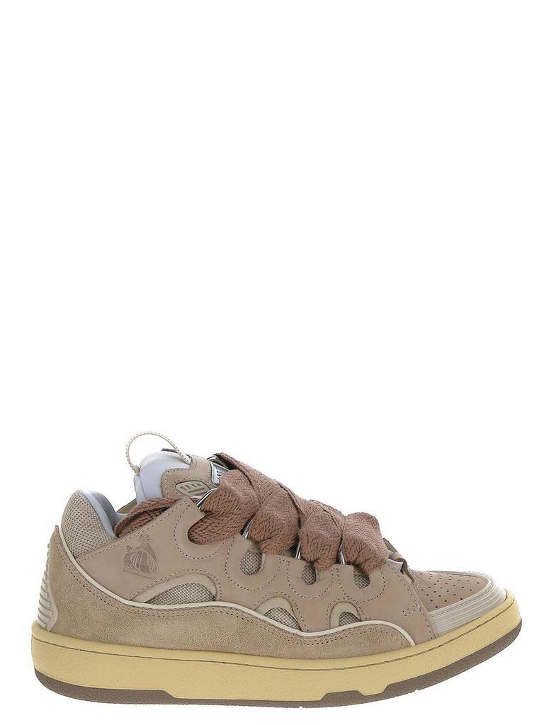 商品Lanvin|Leather Curb Sneakers,价格¥5342,第1张图片