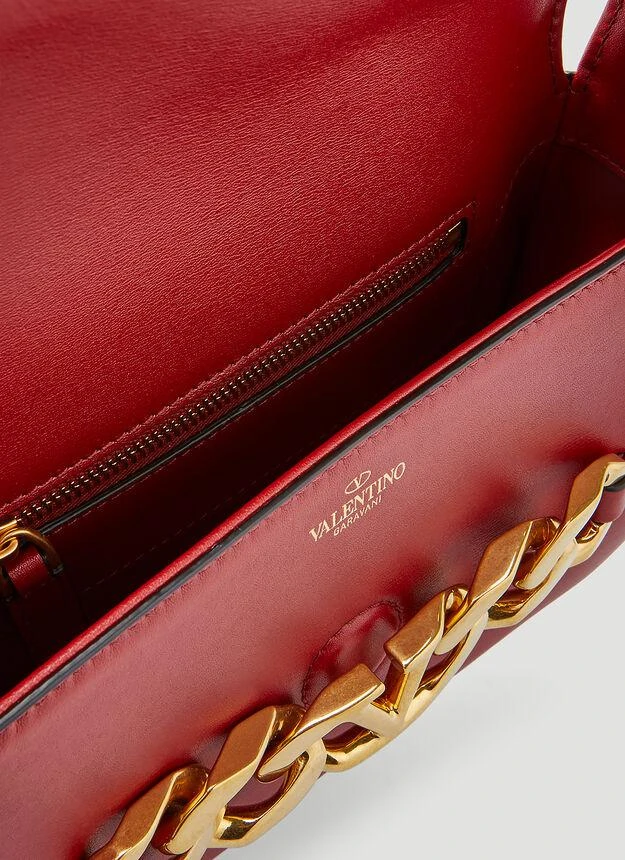 商品Valentino|Dauphine Shoulder Bag in Red,价格¥6861,第5张图片详细描述
