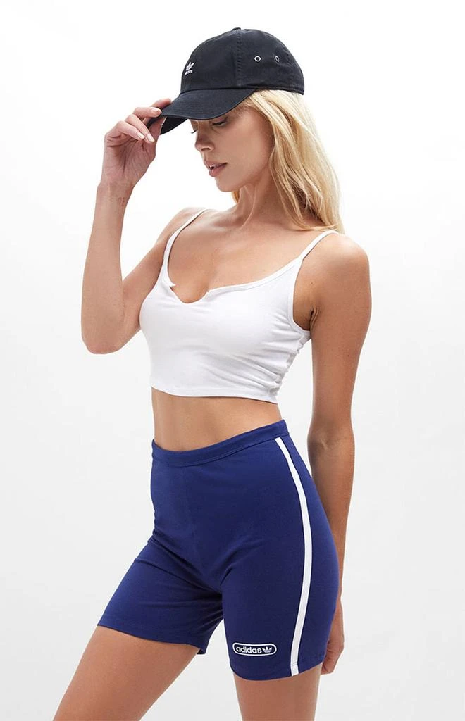 商品Adidas|Navy Adicolor Retro Bike Shorts,价格¥259,第3张图片详细描述