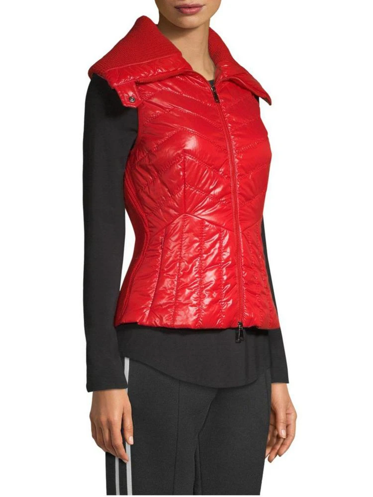 商品Moncler|Tricot Lacquer Mixed Media Vest,价格¥2496,第3张图片详细描述