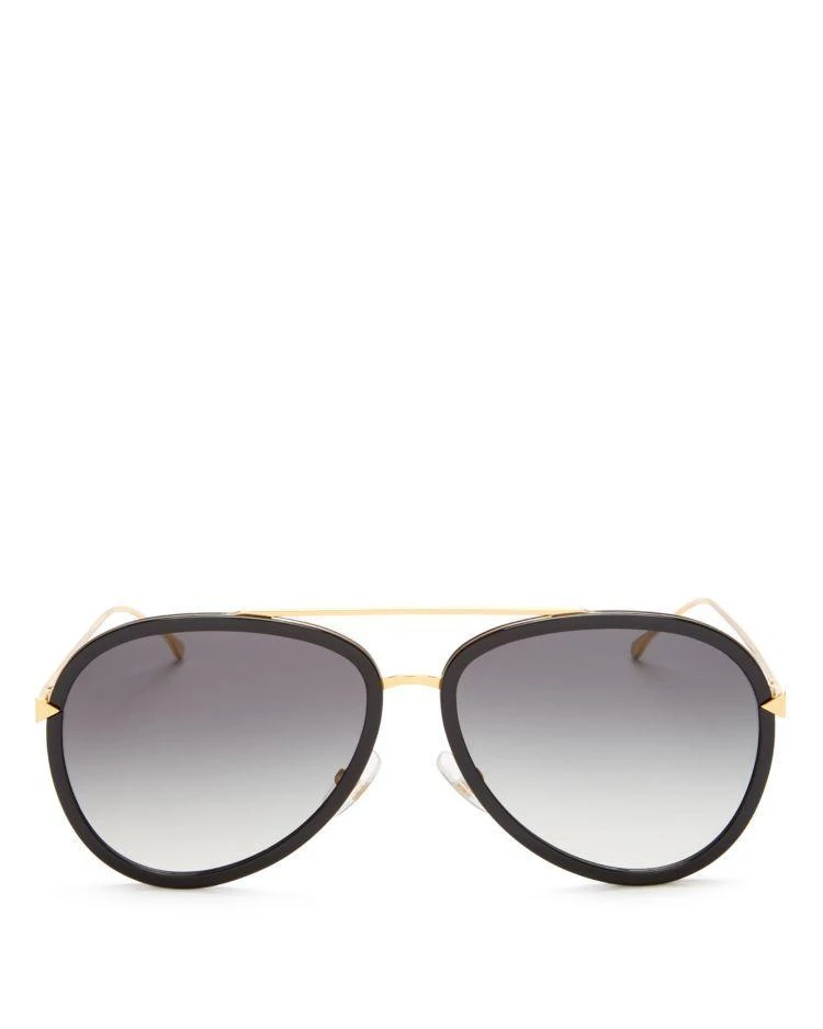 商品Fendi|Women's Combo Aviator Sunglasses, 57mm,价格¥3588,第1张图片