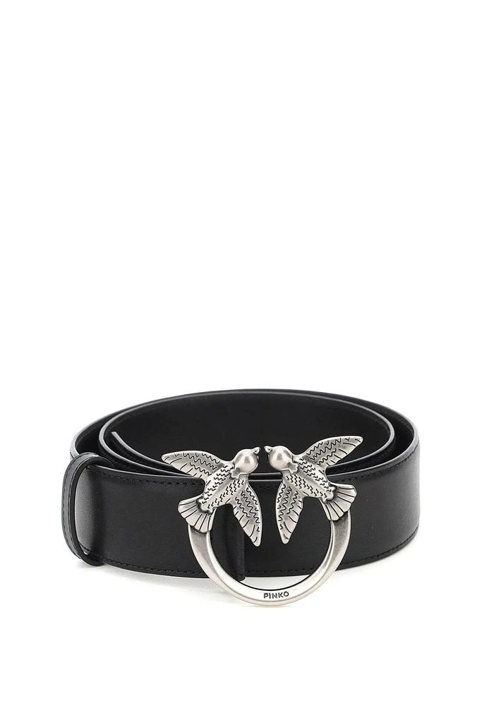 商品PINKO|LOVE BIRDS LEATHER BELT,价格¥479,第1张图片