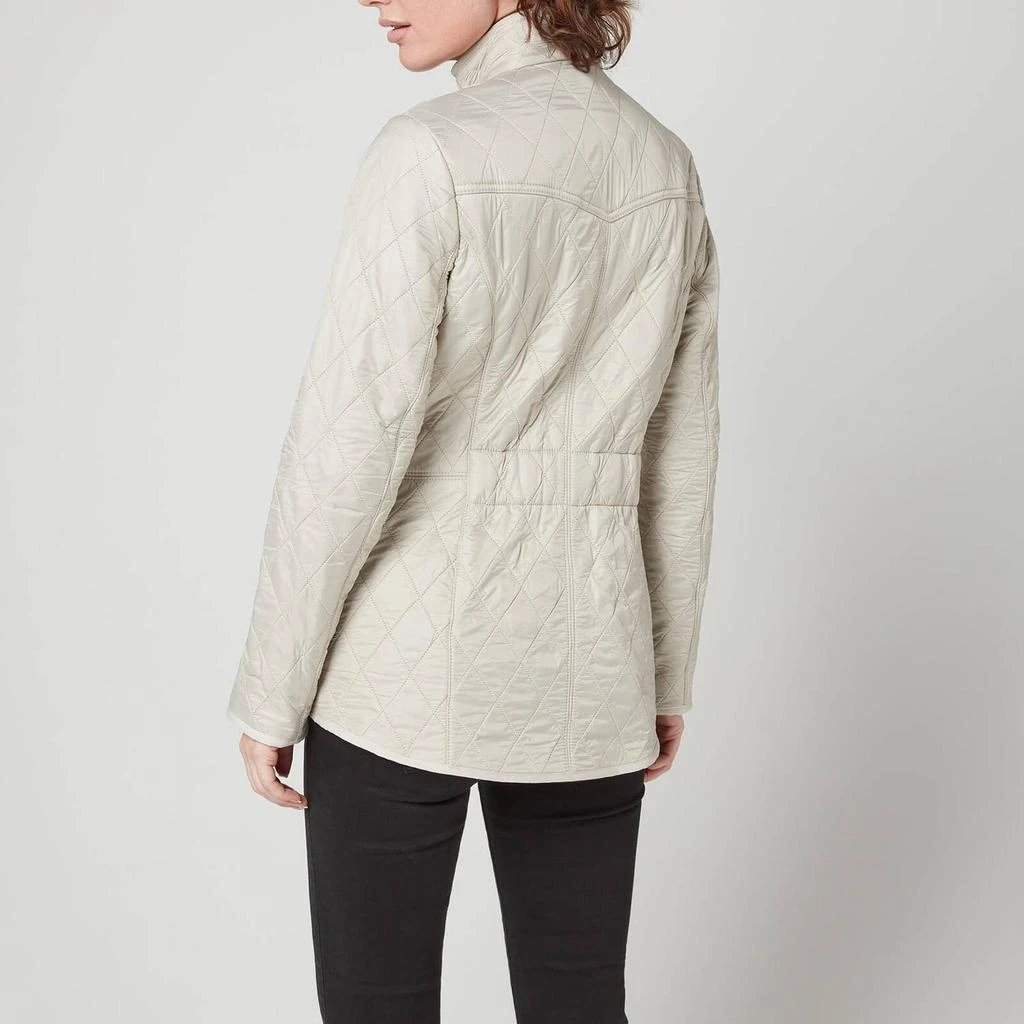 商品Barbour|Barbour Women's Cavalry Polar Quilted Jacket - Pearl/Rustic,价格¥817,第3张图片详细描述