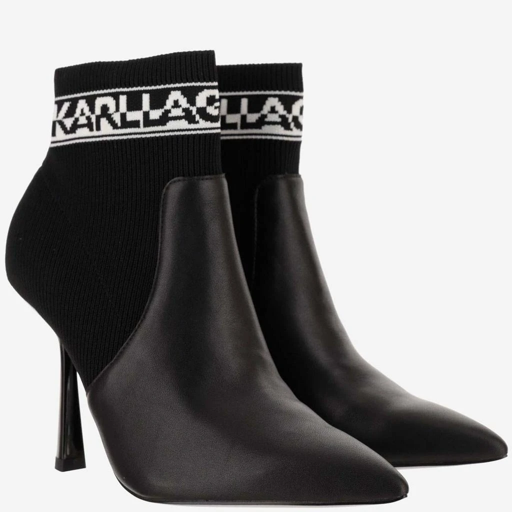 商品Karl Lagerfeld Paris|KARL LAGERFELD ANKLE BOOTS WITH LOGO,价格¥1149,第2张图片详细描述