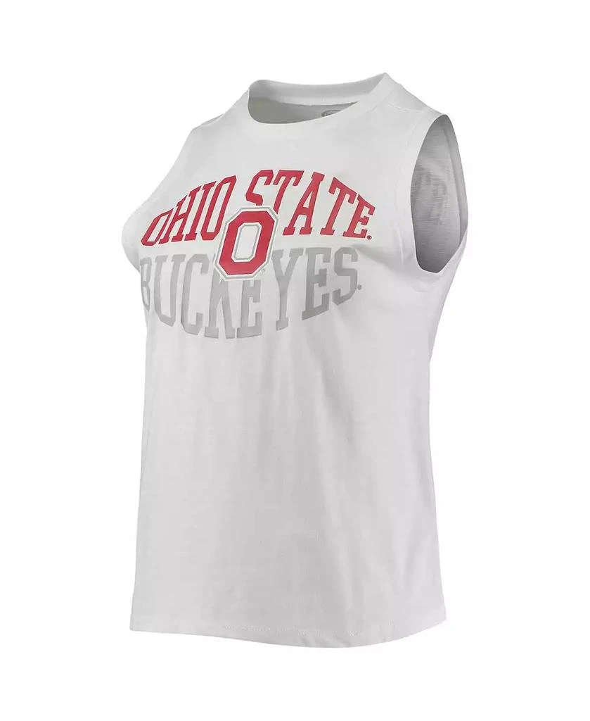 商品Concepts Sport|Women's Charcoal, White Ohio State Buckeyes Tank Top and Leggings Sleep Set,价格¥308,第2张图片详细描述