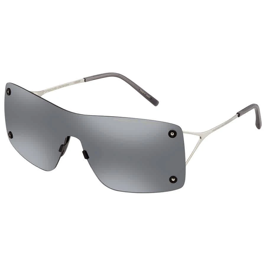 商品Porsche Design|P8620 Silver Mirror Shield Unisex Sunglasses P8620 A 99,价格¥750,第2张图片详细描述