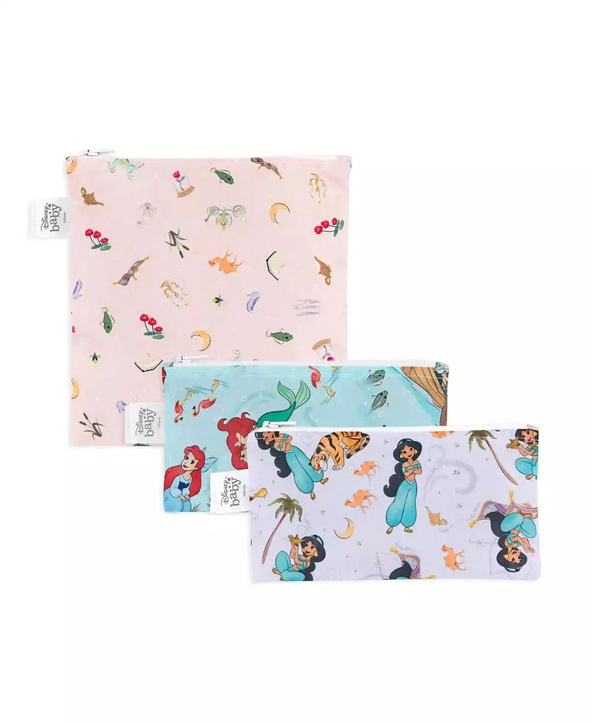 商品Bumkins|Baby Girls Disney Princess Snack Bag, Pack of 3,价格¥135,第1张图片