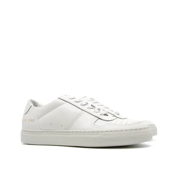 商品Common Projects|Ladies White Leather BBall 90 Low-Top Sneakers,价格¥1488,第2张图片详细描述