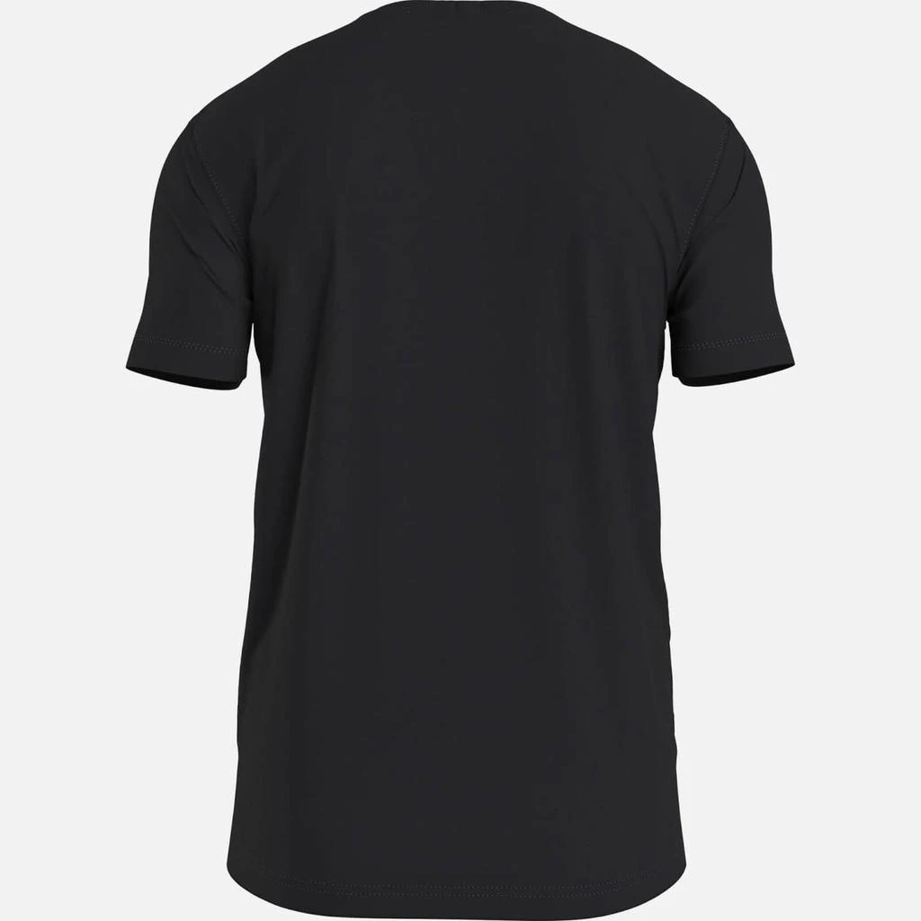 商品Calvin Klein|Calvin Klein Jeans Men's Stacked Logo T-Shirt - Black,价格¥210,第2张图片详细描述