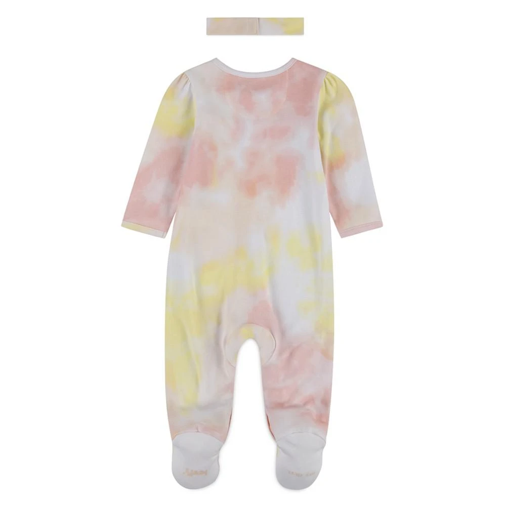 商品Levi's|Baby Girls Long Sleeves Footed Coverall with Headband,价格¥56,第2张图片详细描述