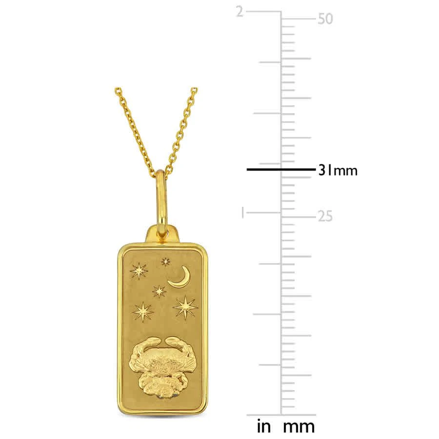 商品Amour|Cancer Horoscope Necklace In 10K Yellow Gold,价格¥1627,第3张图片详细描述