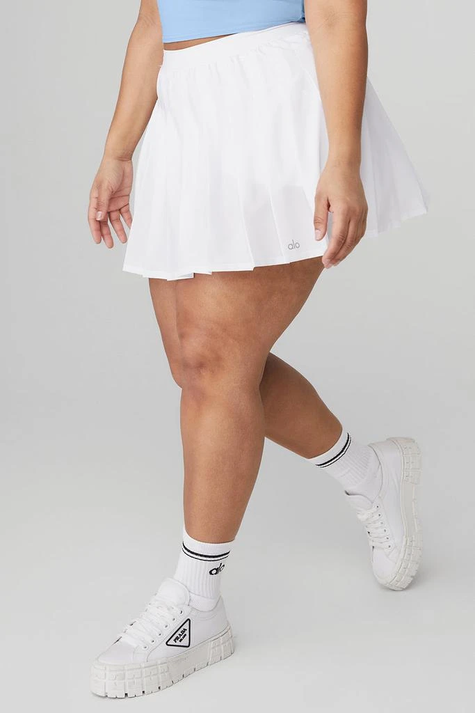 Varsity Tennis Skirt - White 商品