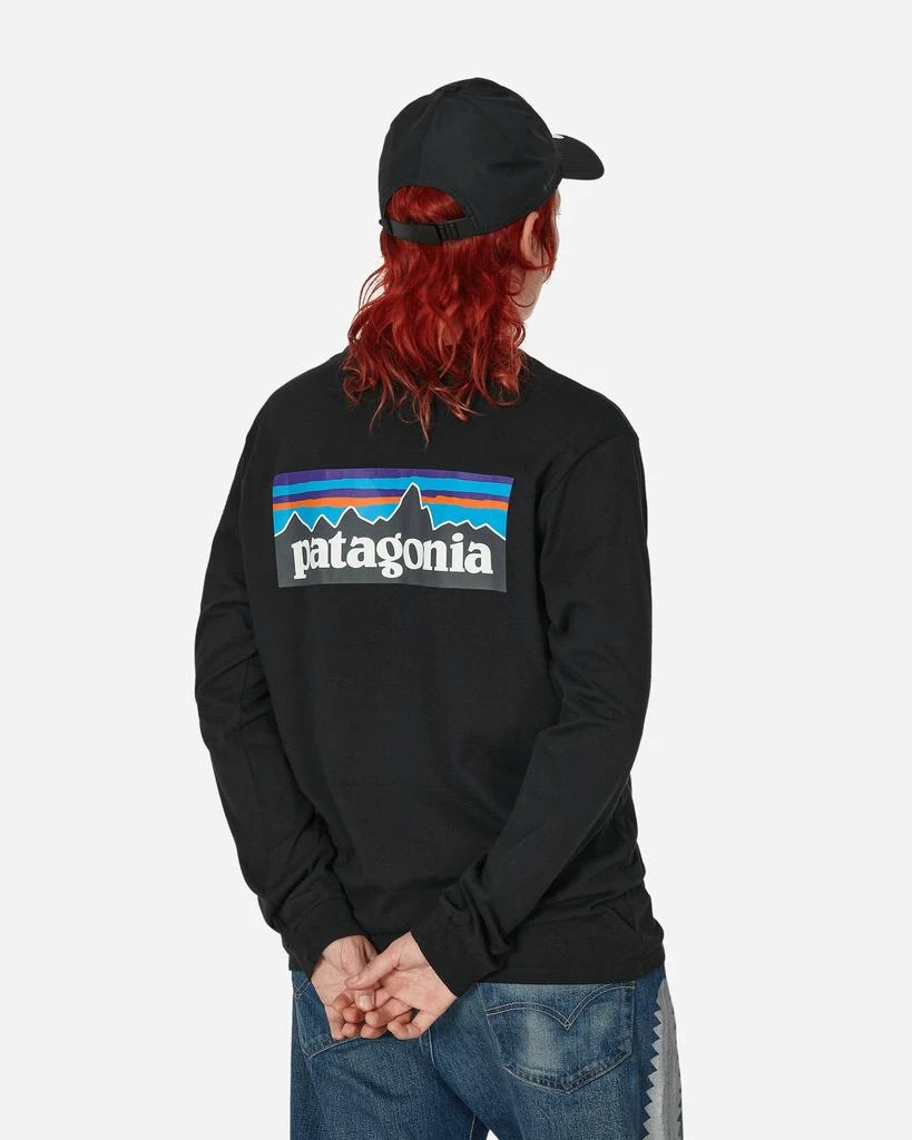商品Patagonia|P-6 Logo Responsibili Longsleeve T-Shirt Black,价格¥355,第3张图片详细描述